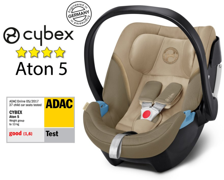 Fotelik samochodowy Aton 5 - Bezpieczny fotelik dla dzieci od urodzenia